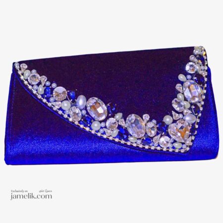 High Quality Women Bag Hand-Studded With Grade A Crystal Stones - حقيبة نسائية عالية الجودة مرصعة يدويًا بأجود أنواع أحجار الكريستال