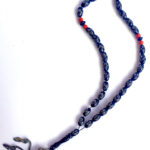 Yesser Silver Plated Arabian Beaded Chain Masbaha Worry Beads - مسبحة سبحة يسر مرصع بالفضة